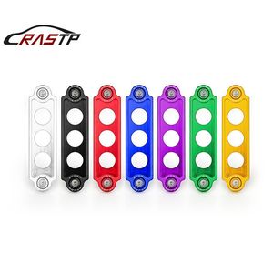 CRASTP Universal Car Battery Mount 3-Hole Aluminum <b>Bracket</b> Red Black Gold Green Purple <b>Silver</b> Blue - Product Image 1