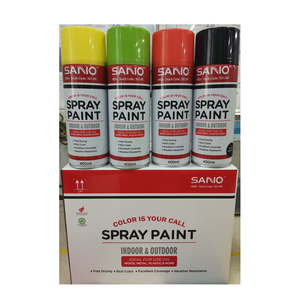 Peinture aérosol acrylique SANVO de <span class=keywords><strong>haute</strong></span> qualité, effet miroir, pour graffiti, art DIY, marquage animalier, peinture pour meubles, service OEM - Product Image 2