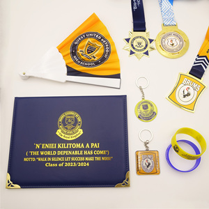 Porte-certificat en cuir A4 personnalisé, <span class=keywords><strong>pour</strong></span> diplôme de fin d'études scolaires, couverture de certificat, porte-certificat en cuir avec gaufrage doré - Product Image 5