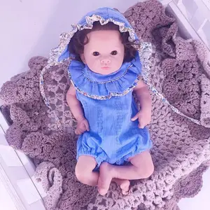 ตุ๊กตาทารกซิลิโคนแบบเต็มตัวเหมือนจริงตุ๊กตาทารกแรกเกิดนุ่มเหมือนจริงเหมือนจริง