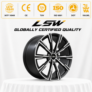 ล้อฟอร์จ LS8184 5x114.3 5x120 ขนาด 18 19 20 นิ้ว มีสินค้าในสต็อก พร้อมจัดส่ง สไตล์รถแข่ง สีเทากันเมทัล ขอบขัดเงา - Product Image 3