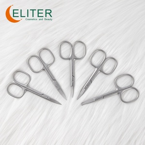 Eliter – ciseaux à cuticules en acier inoxydable, lames droites et incurvées, ciseaux à cuticules pour manucure, en Stock, offre spéciale - Product Image 6