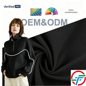 Tissu sergé <span class=keywords><strong>gabardine</strong></span> noir teint uni 100 % polyester écologique pour uniformes et costumes de bureau (vente en gros) - Product Image 1