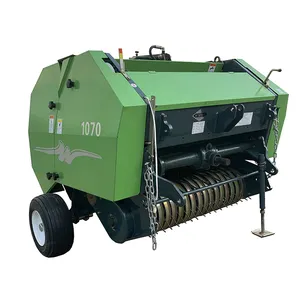 Fully Stocked hay grass straw silage alfalfa available hay bale compress baler machine made in china