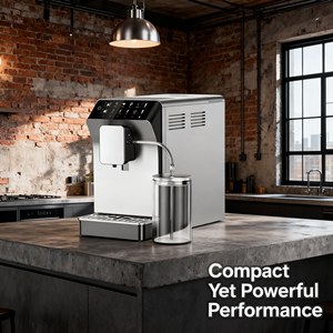 Cafetera Espresso Profesional Inteligente de 20 Bares, Totalmente Automática, con Espumador de Leche para el Hogar, para Cappuccino y Latte - Product Image 2
