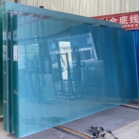 Muro Cortina de Estructura Sólida Unificada de Vidrio Templado Ultra Transparente para Uso Industrial, Hoteles, Baños, Escaleras, Salas de Estar y Talleres