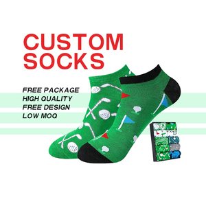Wholesale <strong>Novelty</strong> Colorful Funky Pattern Short <strong>Men</strong> Funny Happy Cotton Comfortable Low Cute Ankle Casual <strong>Socks</strong> - Product Image 1