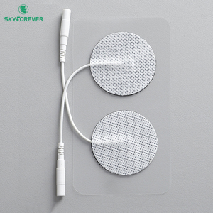 Fisioterapia Substituição Reutilizável 40mm Rodada Dezenas <span class=keywords><strong>Snap</strong></span> Massagem Eletrodos <span class=keywords><strong>Pads</strong></span> para <span class=keywords><strong>TENS</strong></span> Unidade Dispositivo - Product Image 1
