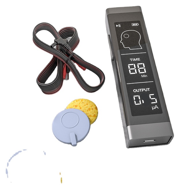 Hot Sale Deep Relaxation Mini Electric Rechargeable Head Massager Brain Stimulation Therapy TDCS Device