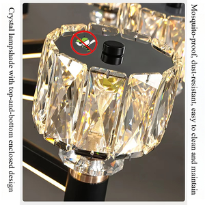 <span class=keywords><strong>2025</strong></span> Hiện Đại Sang Trọng Mỹ Phong Cách Pha Lê Phòng Khách Đèn Chùm Mới Chính Phòng Ăn Phòng Ngủ Chiếu Sáng Với Trung Kích Thước Đèn - Product Image 6