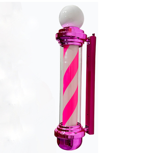 En gros, Panneau de <span class=keywords><strong>Barbier</strong></span> Moderne Rose à LED Rotatif Mural pour Salon - Product Image 1