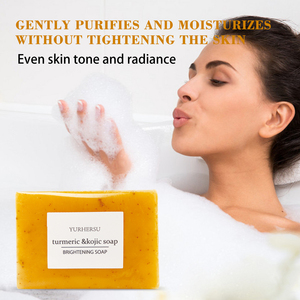 Jabón de cúrcuma YURHERSU, Ácido Kójico, blanqueamiento de piel Natural, cúrcuma, jabón de cúrcuma hecho a mano - Product Image 6