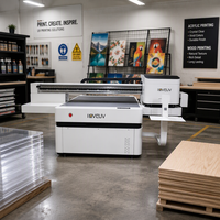 ILOVEUV 1413 Printer UV Flatbed 3pcs I3200 Printer UV LED Flatbed Komersial untuk Pencetakan Langsung ke Objek pada Lembaran Logam, Kayu, Akrilik
