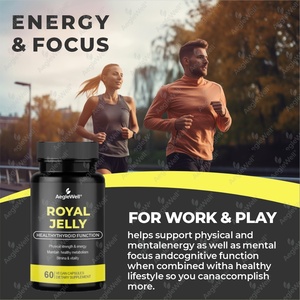 AegleWell takviyeleri, 10-HDA (hidroksi-d-decenoic asit) ile arı sütü 1000 mg, <span class=keywords><strong>60</strong></span> kapsül arı sütü ek - Product Image 5