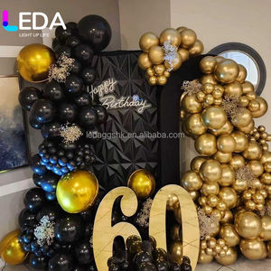 LEDA PVC Number Wedding Design Stage Pvc Acrylic Wedding Backdrop Gold Arch Wedding Backdrop <b>For</b> Party Decoration - Product Image 1