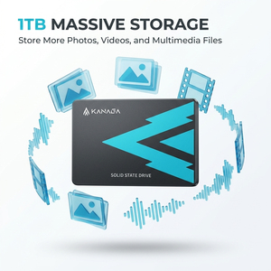 Unidad de Estado Sólido Interna SATA III de 2.5 Pulgadas y Gran Capacidad de 1TB, Transferencia Rápida, para Edición de <span class=keywords><strong>Fotos</strong></span> y Vídeos y Almacenamiento Multimedia - Product Image 2