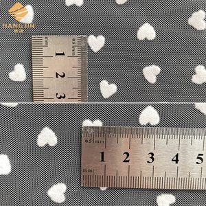 Trái Tim Shape DIY Chất Liệu Tricot Polka <span class=keywords><strong>Dot</strong></span> Tulle <span class=keywords><strong>Net</strong></span> Polyester Glitter Flock Lưới Vải Cho Tutu Ăn Mặc - Product Image 2