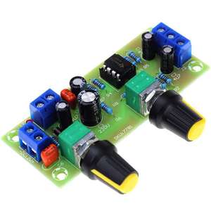 DC 10-24V โมดูลกรองสัญญาณความถี่ต่ำ อุปกรณ์เสริมแผ่นกรองแอมพลิฟายเออร์ 22Hz-300Hz บอร์ดปรีแอมป์ ควบคุมระดับเสียง สมาร์ทเบส โทนซับวูฟเฟอร์ - Product Image 2