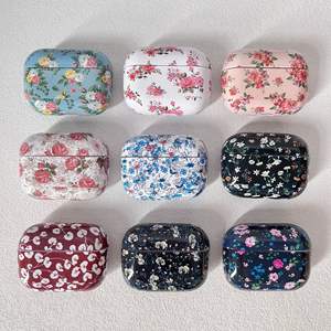 Para <span class=keywords><strong>AirPods</strong></span> Pro Case Cute Flower Pattern PC Auricular Funda para <span class=keywords><strong>Airpods</strong></span> Pro Auriculares Funda - Product Image 1