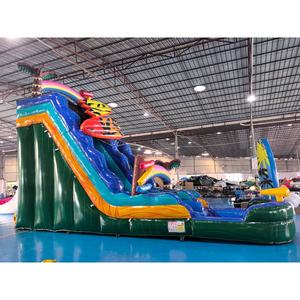 Yüksek kaliteli PVC açık şişme havuz su kaydırağı çocuklar ve yetişkinler köy ve ticari kullanım özel kapasite - Product Image 6