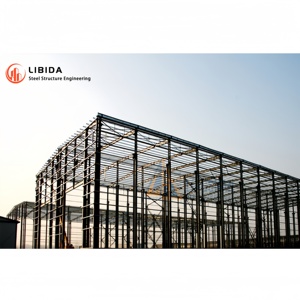 Miễn Phí Thiết Kế Đúc Sẵn Hội Trường Prefab Showroom Kết Cấu Thép Hội Thảo Kho Hội Trường Kim Loại Xây Dựng 4S Xe Showroom - Product Image 5