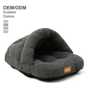 Túnel de cama para gatos <span class=keywords><strong>2</strong></span> en 1 de lujo, disponible de forma sostenible, camas ecológicas para animales pequeños para perros y gatos - Product Image 1