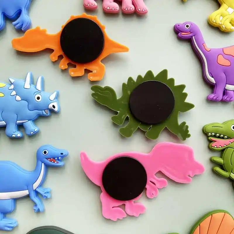 Hete Verkoop Magnetische Plaat Schattige Dinosaurus Magneet Tegel Mini Koelkast Memo Prikbord Voor Woninginrichting Keuken Decor Aanwezig