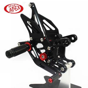 Haute qualité CNC en alliage d'aluminium moto arrière ensemble ensembles arrière repose-pieds pour YAMAHA R1 2009 <span class=keywords><strong>2010</strong></span> 2011 2012 2013 2014 - Product Image 3