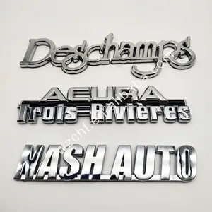 Emblema de plástico abs para carros, emblema e logotipo de metal para automóveis