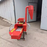 Broyeur d'herbe et mélangeur de fibres pour l'élevage de bétail, moutons, poulets, canards – Machine horizontale domestique pour broyer la paille et les aliments