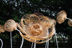 Artesanía Natural Decoración para el hogar Tejido Linterna de bambú Lámpara de bambú Artesanía Decoración para el hogar de Vietnam - Product Image 2