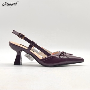 Nuove <span class=keywords><strong>Scarpe</strong></span> da <span class=keywords><strong>Donna</strong></span> di Lusso con Tacco Medio a Fiocco, Eleganti e Trendy, con Cinturino Posteriore, per Club e Occasioni Speciali - Product Image 2