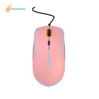 Souris de jeu filaire USB personnalisée OEM ODM en gros avec éclairage RGB