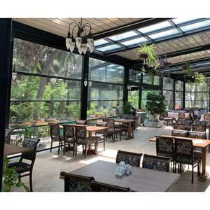 Pergola extérieure au design minimaliste en alliage d'aluminium avec revêtement en poudre, écologique, avec lames orientables à télécommande, capteur de pluie et protection contre les rongeurs - Product Image 1