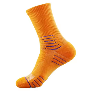 Factory Direct Sports Terry Breathable Shock Absorption High Tube <b>Socks</b> Thick Towel Bottom Football Basketball <b>Socks</b> - Product Image 6