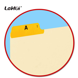 Impresión personalizada de fábrica, guía de tarjeta de índice de letras de A-Z, impresión lisa, peso pesado, para escuela y oficina - Product Image 4