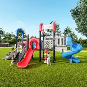 Outdoor Kids Play Water Slide For Playground Sports Park