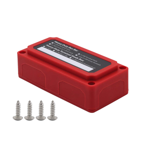 Barras colectoras de alta resistencia 300A con 4 pernos de conexión M8-Bloques de conexión de batería 12V - 48V con cubierta roja para batería marina - Product Image 6