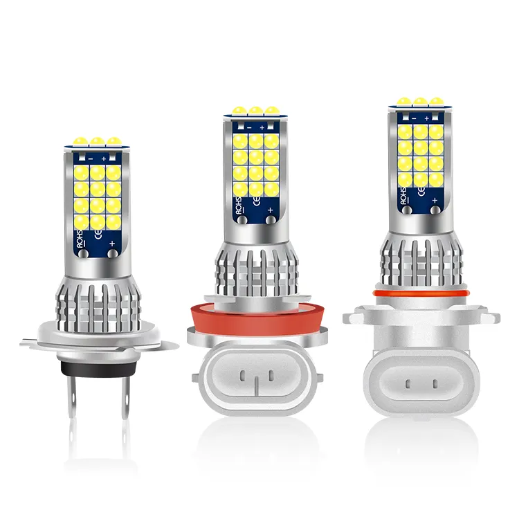 LED 전조등 foglight 30smd 자동 전구 램프 H11 9005 9006 H4 H7 DRL 실행 12-24V 자동차 Led 안개등