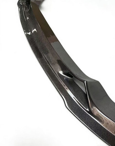 Nouveau pour F8X F80 M3 F82 F83 M4 2014-2019 Spoiler de pare-chocs avant en fibre de carbone de style <span class=keywords><strong>RZA</strong></span> avec découpes pour l'échappement - Product Image 2