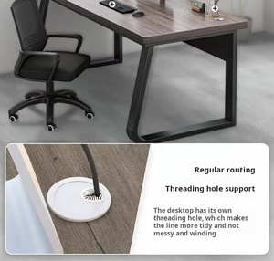 Modern Simple Convertible Office Furniture Wooden Staff <strong>Desk</strong> Workstation Manager <strong>Computer</strong> <strong>Desks</strong> - Product Image 4