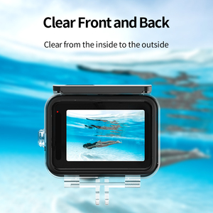 TELESIN Professional 45M Plongée Boîtier Étanche Pour <span class=keywords><strong>GoPro</strong></span> <span class=keywords><strong>Hero</strong></span> 12/11/10/<span class=keywords><strong>9</strong></span> Caméra de Sport Noire - Product Image 6
