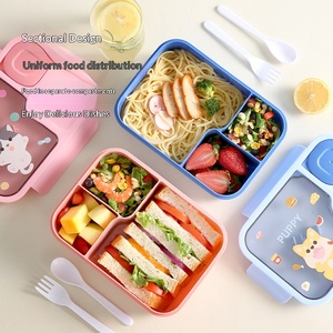 Food Grade Lunch Box <b>Microwave</b> Heating <b>Simple</b> Plastic Fruit Preservation Box Resistant to High Temperature - Product Image 1