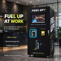 Distributeur automatique de café à service rapide avec système de chauffage instantané, écran tactile de 21,5 pouces, 24 heures sans surveillance
