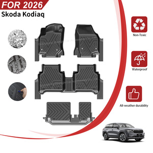 Tappetini Auto Impermeabili in TPE per Tutte le Stagioni, Su Misura, per Interni Auto, Compatibili con <span class=keywords><strong>Skoda</strong></span> <span class=keywords><strong>Kodiaq</strong></span> 2026 - <span class=keywords><strong>Accessori</strong></span> all'Ingrosso - Product Image 2