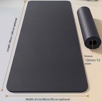 Großhandel TPE Umweltfreundliche Rutschfeste Verdickte Yogamatte für Anfänger Heimgebrauch 183cm Länge 20mm Dicke Tragetasche Faltbar