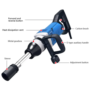 P1B-FF-32 Llave de <span class=keywords><strong>Impacto</strong></span> Eléctrica de Alto Torque con Enchufe de <span class=keywords><strong>220V</strong></span> - Product Image 3