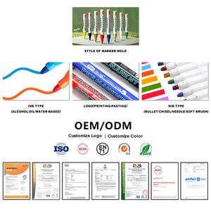 Sipa SP110 marcador permanente zapatillas bola roca <span class=keywords><strong>pintura</strong></span> marcador conjuntos para goma gran oferta bala clásica - Product Image 5