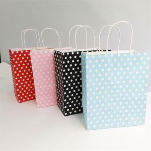 ถุงของขวัญกระดาษขนาดกลาง 16*8*22 ซม. สีน้ำตาล พร้อมหูหิ้ว สำหรับงานแต่งงาน งานเลี้ยง และของชำร่วย - Product Image 6