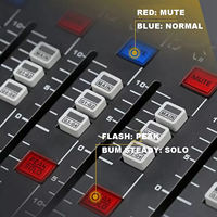 Console de mixage numérique TFB10 Pro avec double processeur d'effets DSP, égaliseur 7 bandes, carte son MP3 48V, enregistrement BT pour studio, scène et live